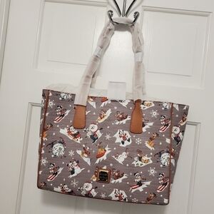 NWT Disney Dooney & Bourke Holiday Mickey Mouse & Friends Tote, Collector's